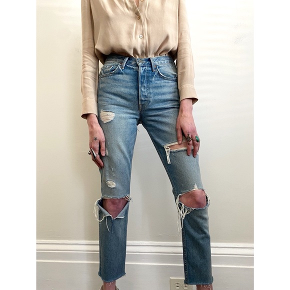 GRLFRND Denim Karolina High Rise Size 26 - Picture 3 of 9